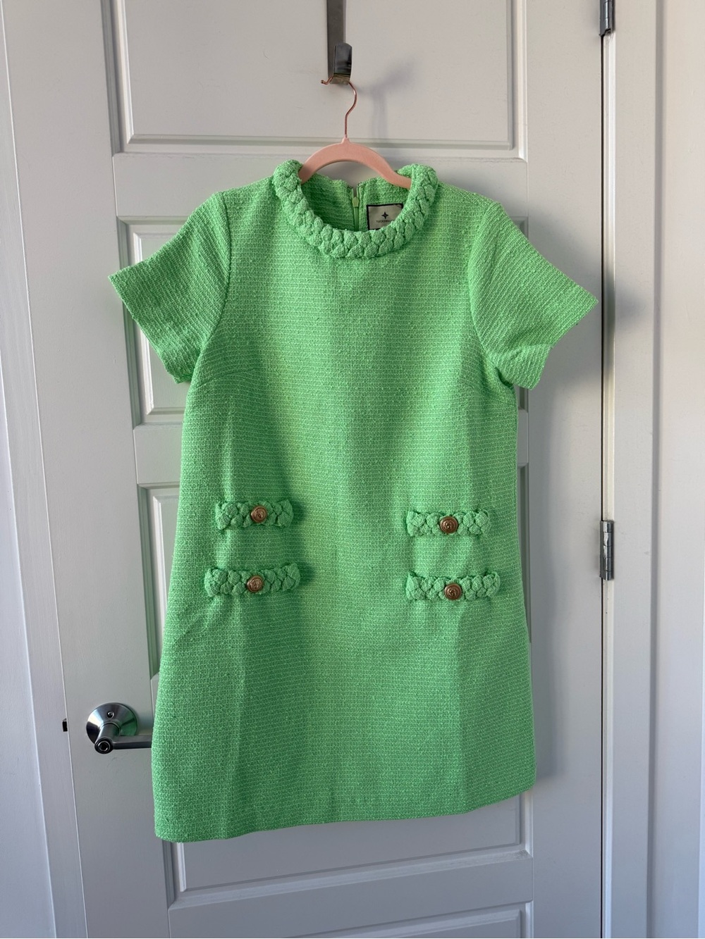 Tuckernuck Green Tweed Jackie Dress Size M NWOT